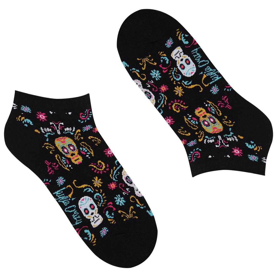 Soquete Caveiras Kylie Crazy - Rarassocks