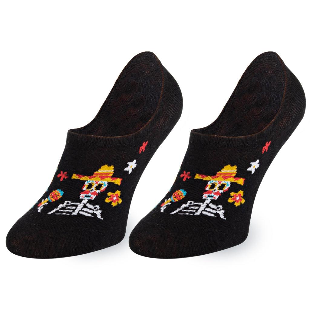 Soquete Invisível Esqueleto Kylie Crazy - Rarassocks