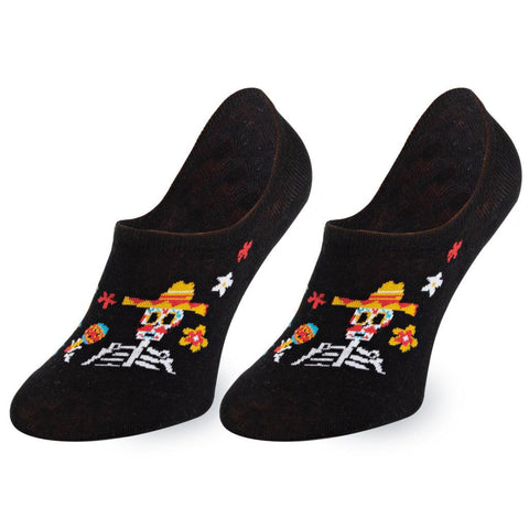 Soquete Invisível Esqueleto Kylie Crazy - Rarassocks