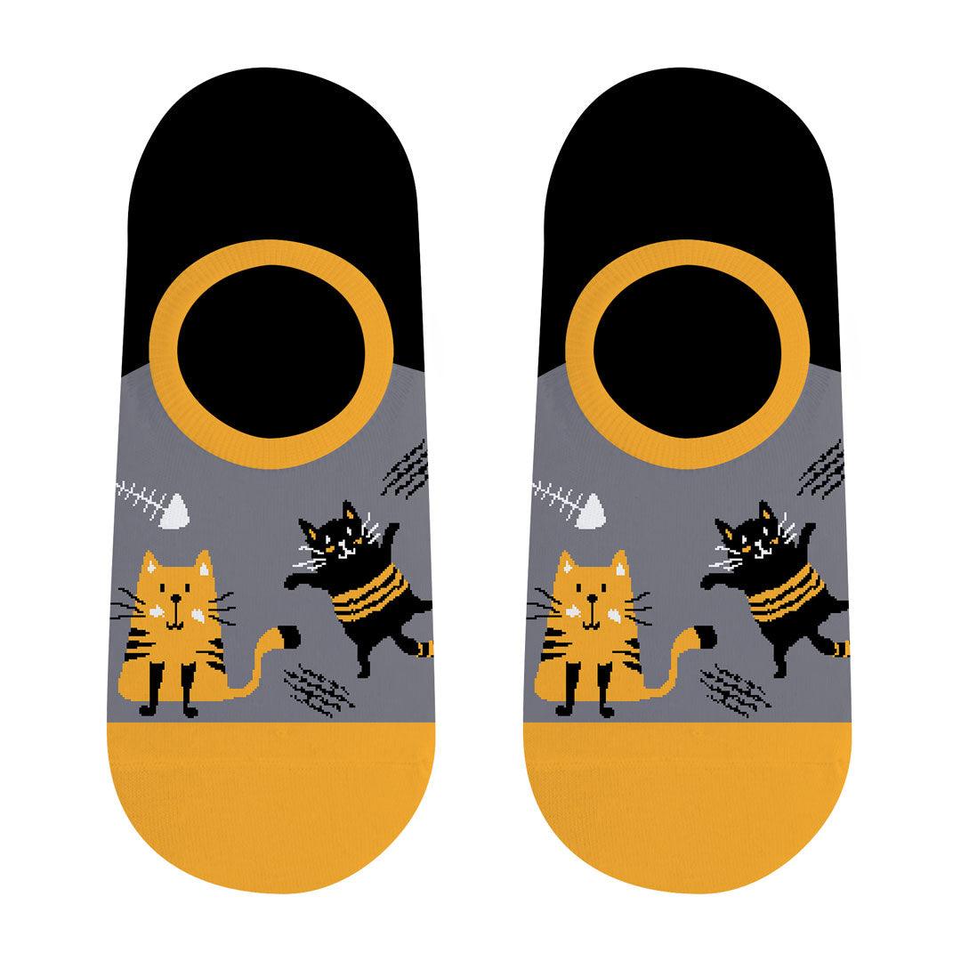 Soquete invisível Gatos Kylie Crazy - Rarassocks