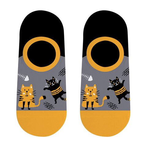 Soquete invisível Gatos Kylie Crazy - Rarassocks
