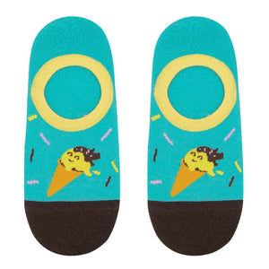 Soquete invisível Gelados Kylie Crazy - Rarassocks