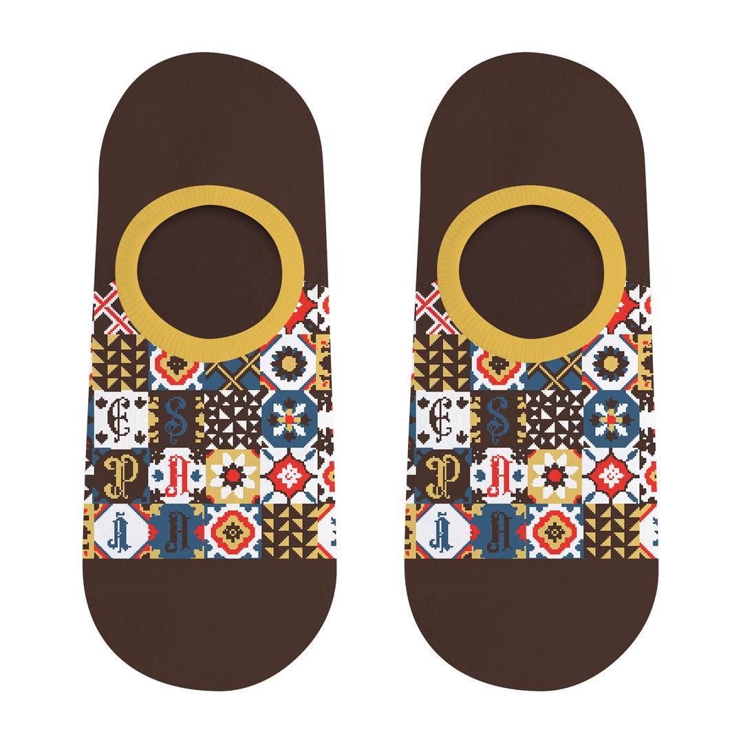 Soquete Invisível Mosaicos Kylie Crazy - Rarassocks