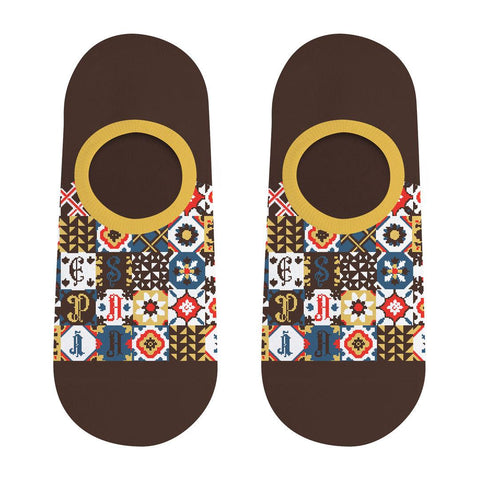 Soquete Invisível Mosaicos Kylie Crazy - Rarassocks