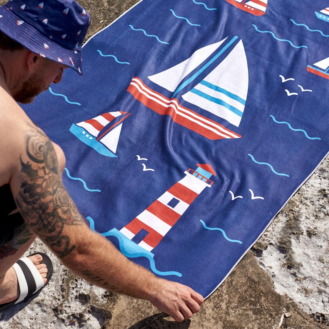 Toalha de Praia Barcos - Rarassocks