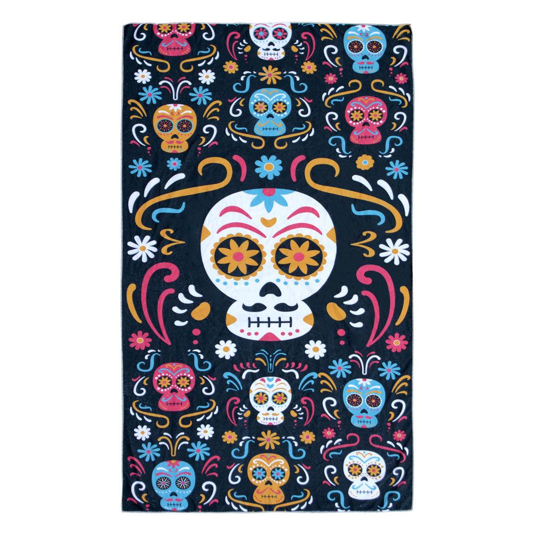 Toalha de Praia Caveiras Mexicanas - Rarassocks