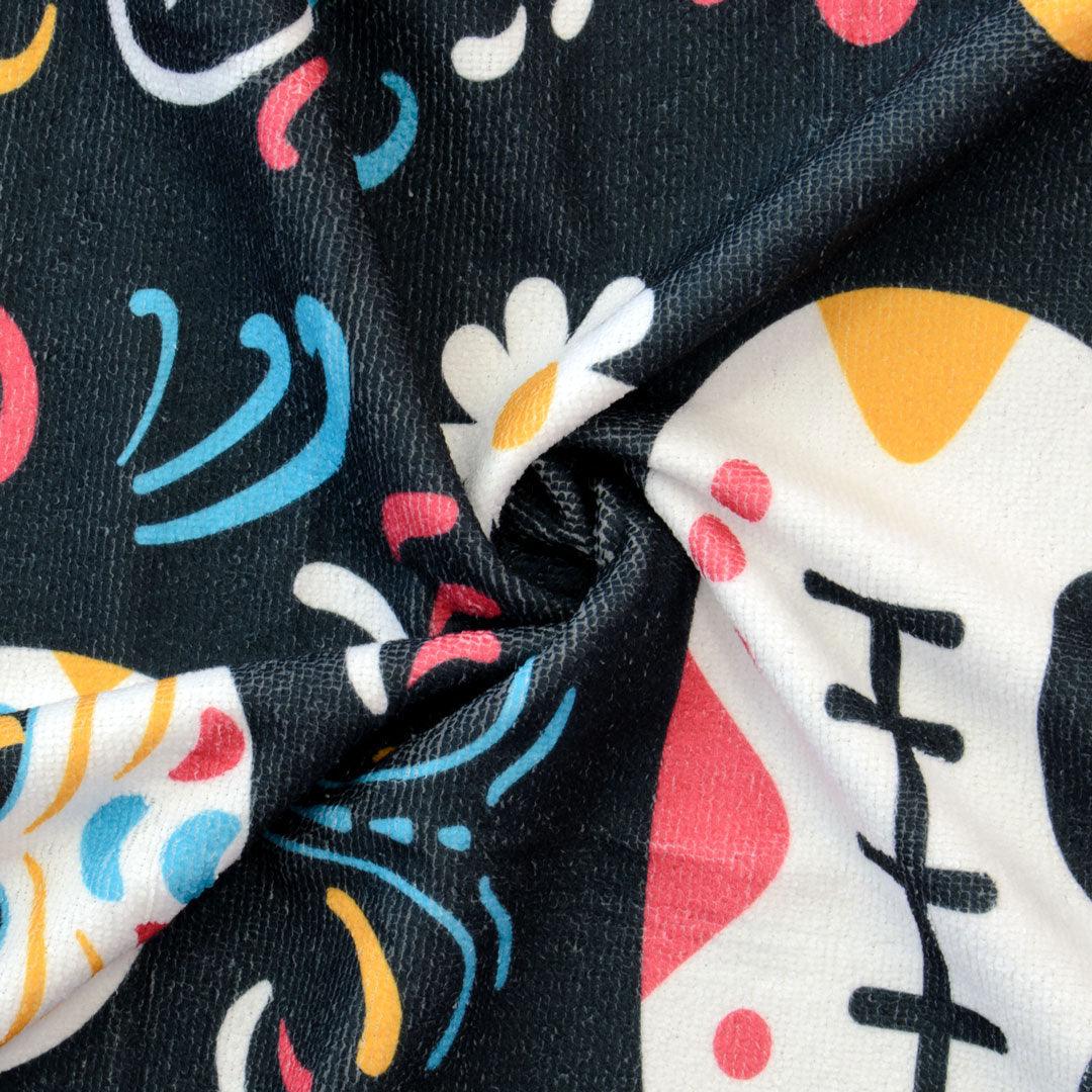 Toalha de Praia Caveiras Mexicanas - Rarassocks