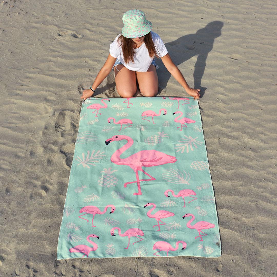 Toalha de Praia Flamingos - Rarassocks