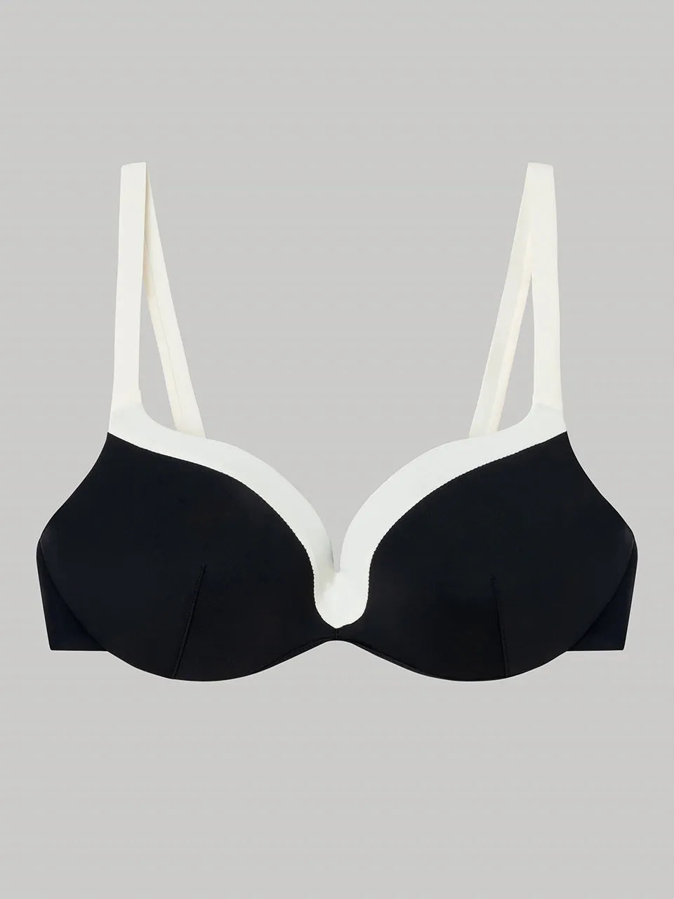 Top bikini aros integrados bicolor vivos contraste