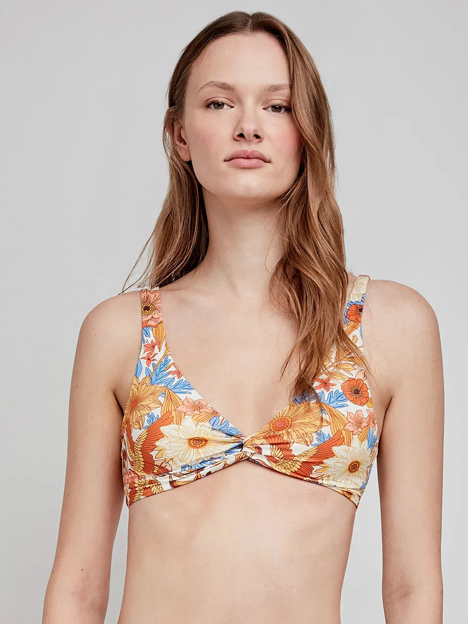 Top de biquíni triangular sem aro