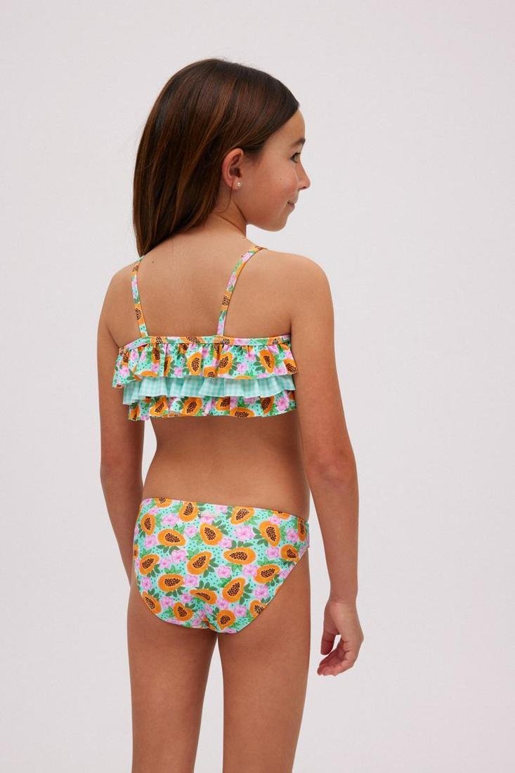 Biquíni Menina Top com Folhos