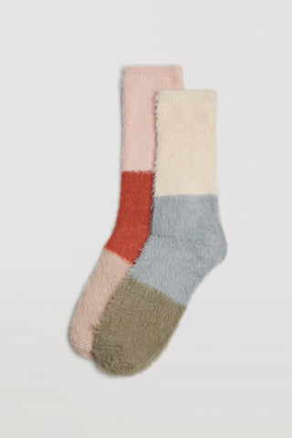 Pack de 2 pares de meias macias