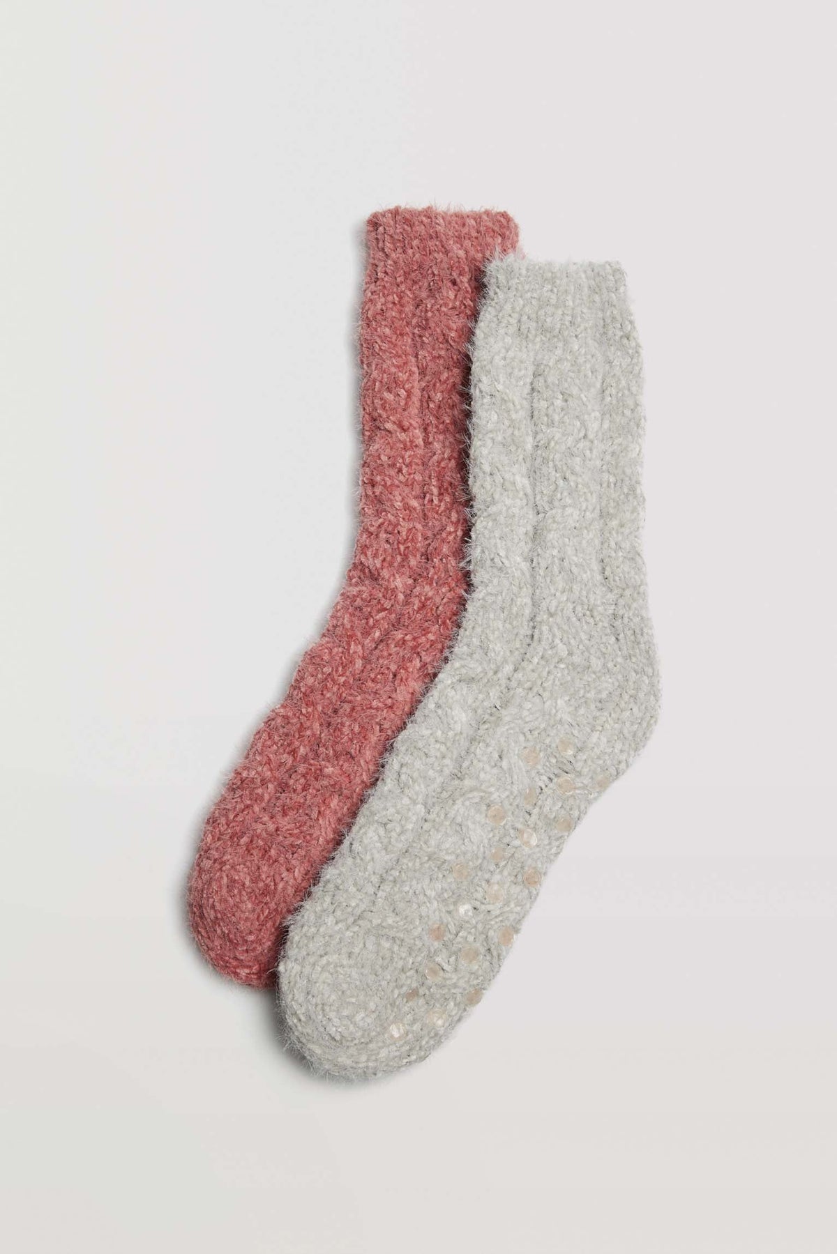 Pack de 2 pares de meias antiderrapantes