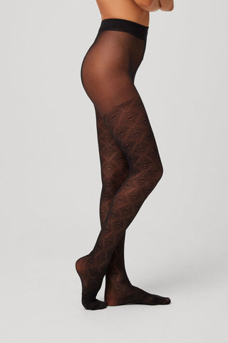 Collants estampadas losango 20 DEN