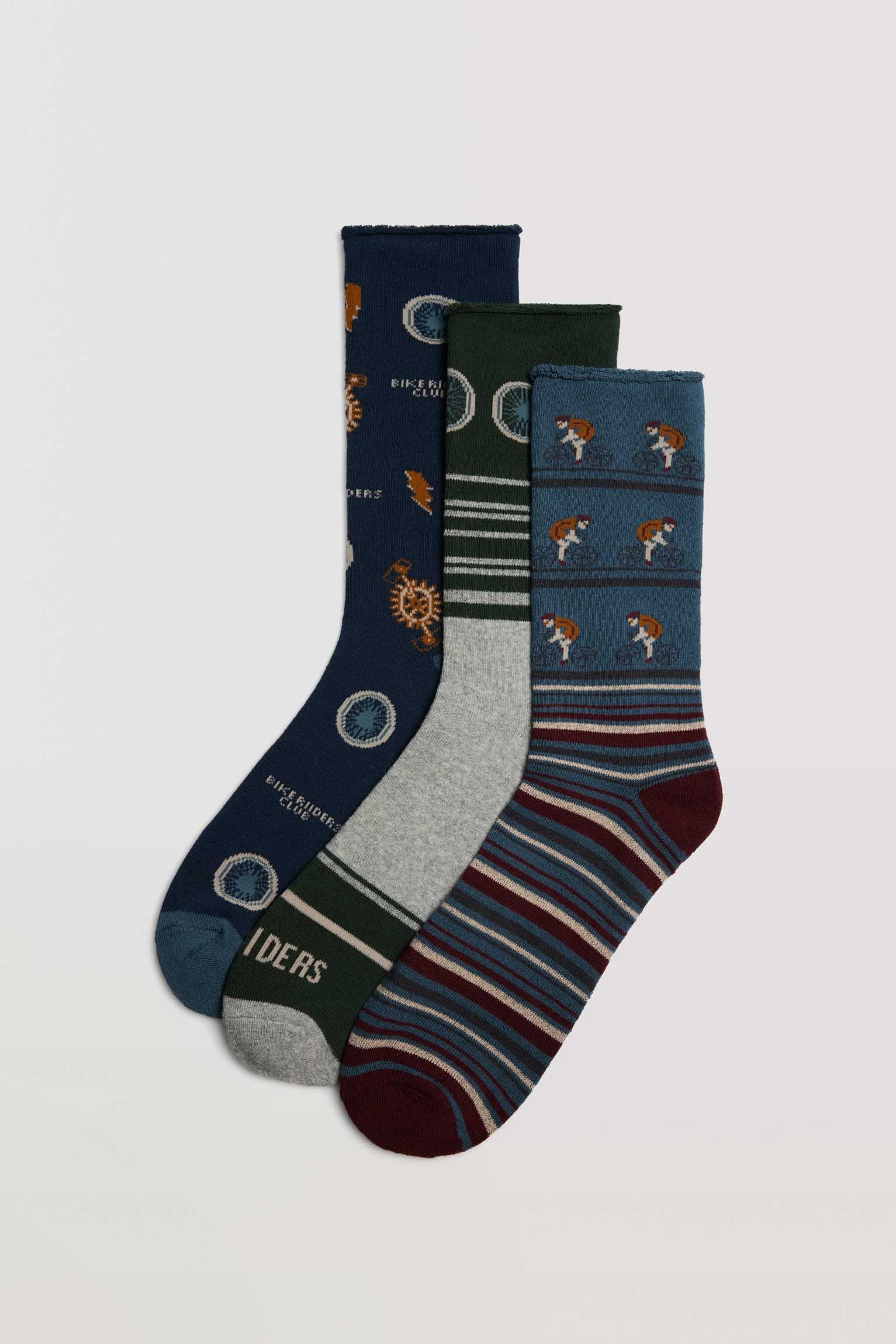 Pack 3 pares meias térmicas sem punho