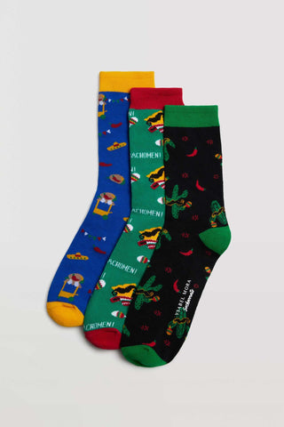 Pack 3 pares de meias