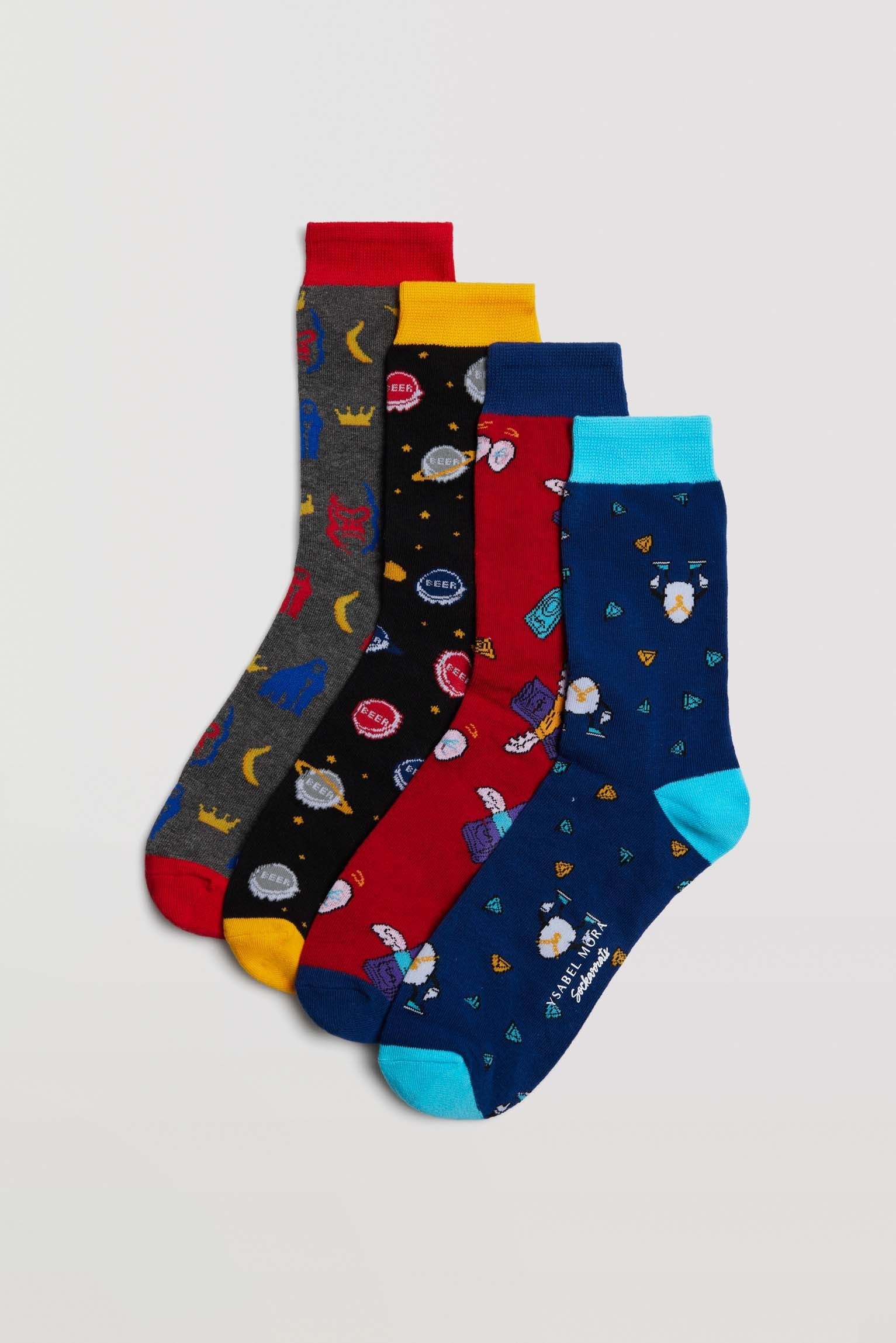 Pack 4 pares de meias