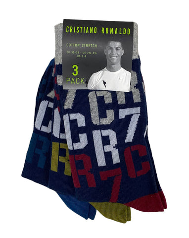 Pack 3 pares meias CR7
