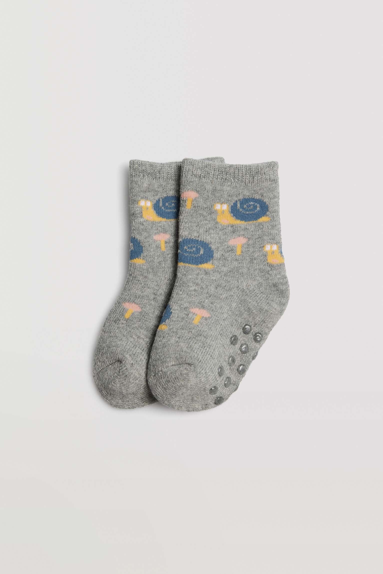 Pack 4 pares de meias antiderrapantes