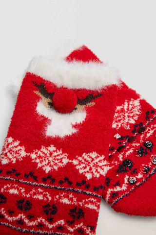 Meias antiderrapantes para bebé Natal