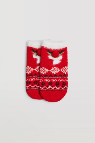 Meias antiderrapantes para bebé Natal