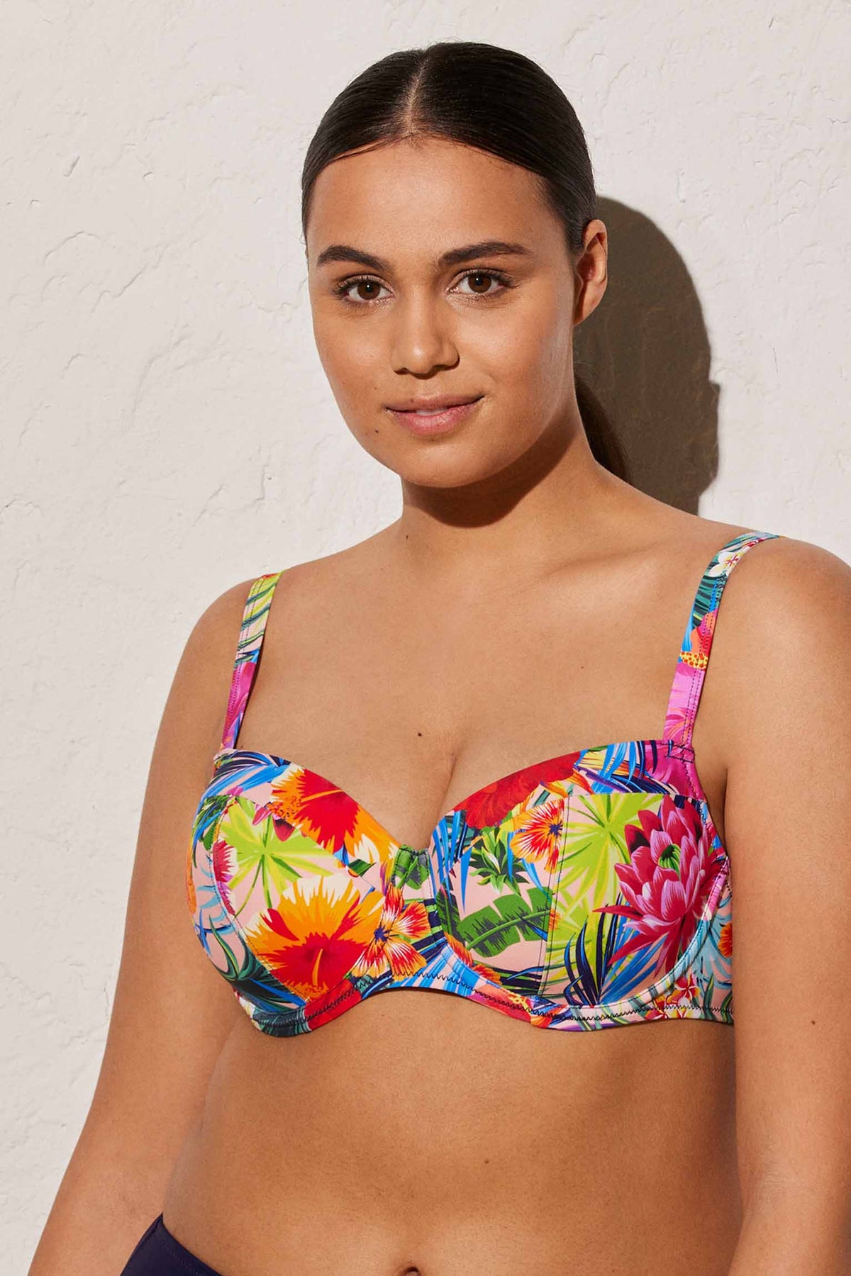 Top bikini com aro multiposição