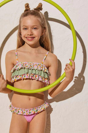 Biquini infantil com volantes - Rarassocks