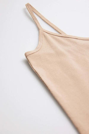 Camisola De Algodão De Alça Fina - Rarassocks