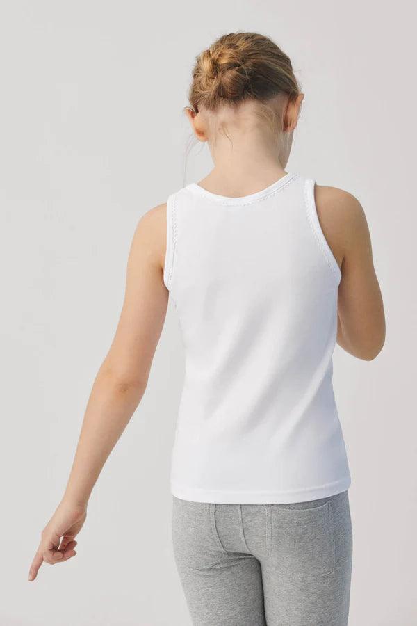 Camisola Interior Infantil de Alças Menina - Rarassocks
