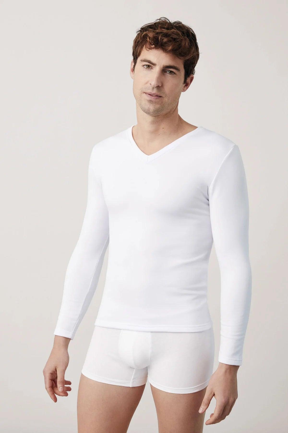 Camisola Térmica Manga comprida decote em V - Rarassocks