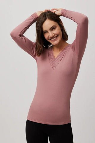 Camisola Térmica manga comprida decote V - Rarassocks