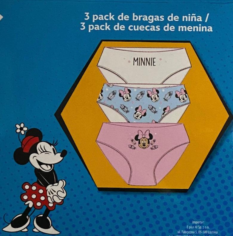 Conjunto 3 cuecas Disney Minnie - Rarassocks