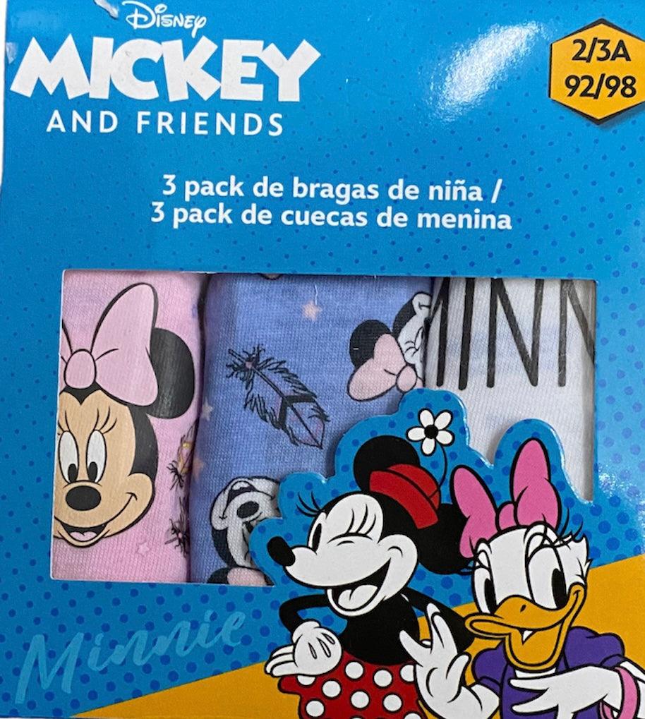 Conjunto 3 cuecas Disney Minnie - Rarassocks