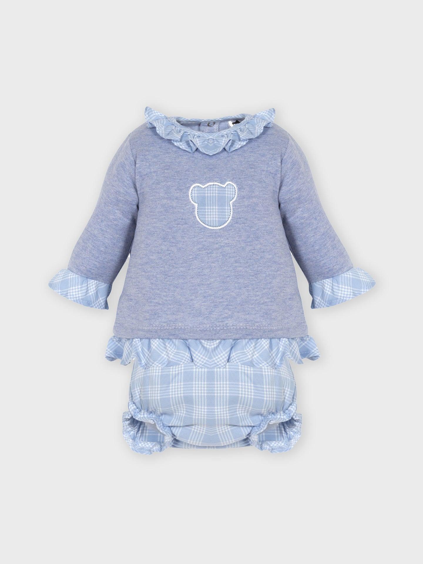 Conjunto camisola e calção ursinho - Rarassocks