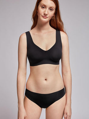 Cueca midi invisível tecido microfibra - Rarassocks