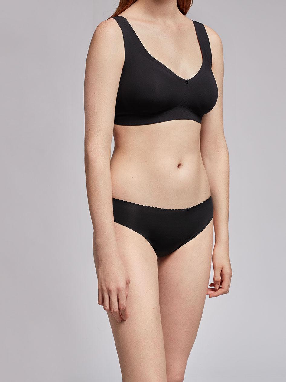 Cueca midi invisível tecido microfibra - Rarassocks