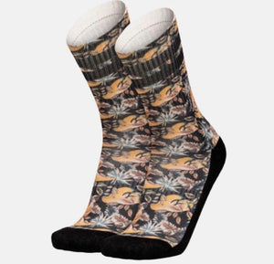 Meia alta Folhas - Rarassocks