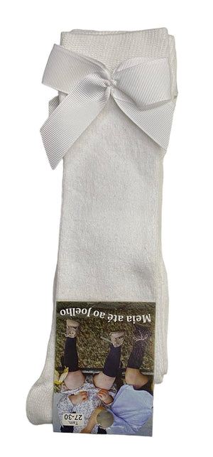 Meia de Criança até ao joelho com laço - Rarassocks