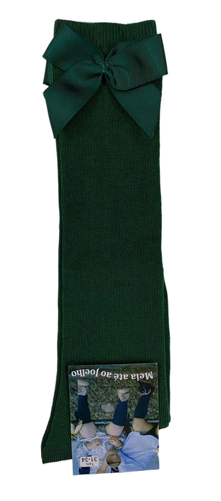Meia de Criança até ao joelho com laço - Rarassocks