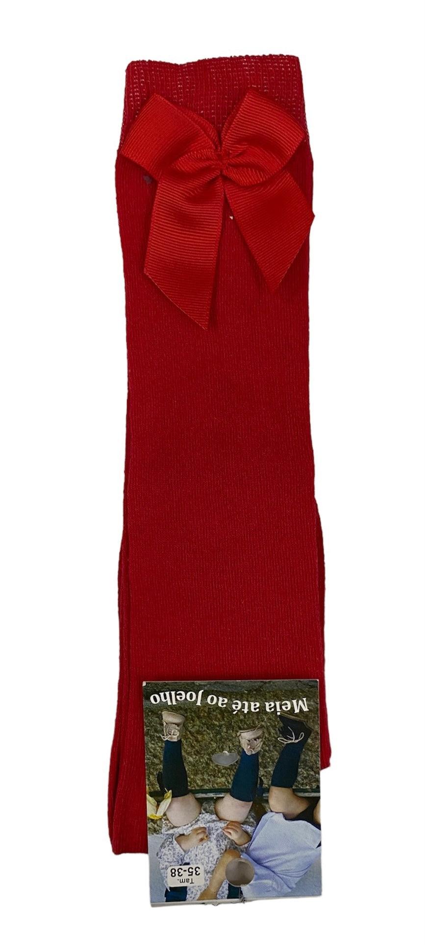 Meia de Criança até ao joelho com laço - Rarassocks