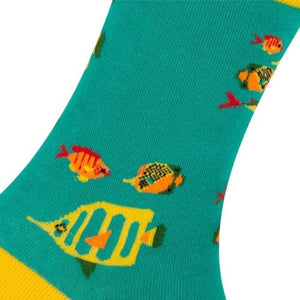 Meia Kylie Crazy Peixes - Rarassocks