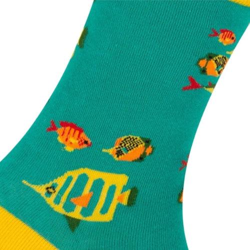 Meia Kylie Crazy Peixes - Rarassocks