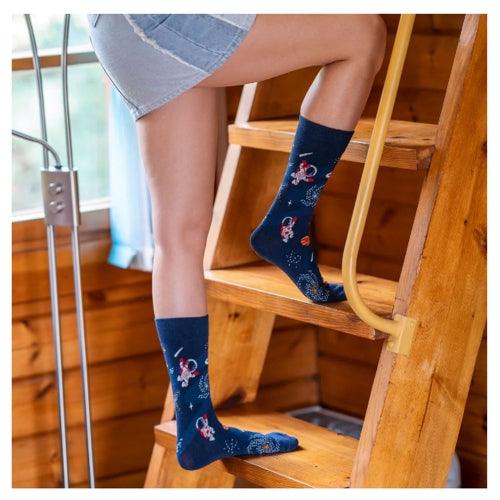 Meias Kylie Crazy astronautas - Rarassocks