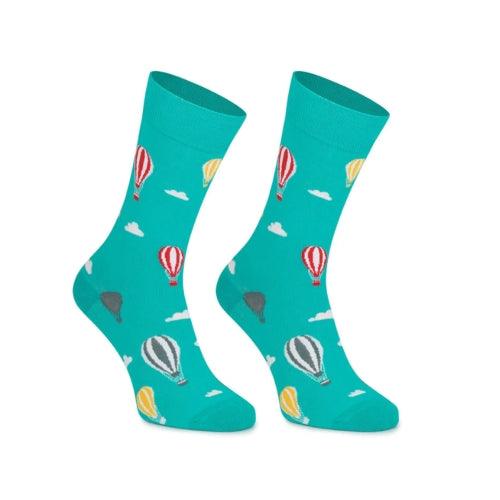 Meias Kylie Crazy Balões aeroestáticos - Rarassocks