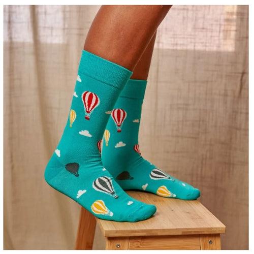 Meias Kylie Crazy Balões aeroestáticos - Rarassocks