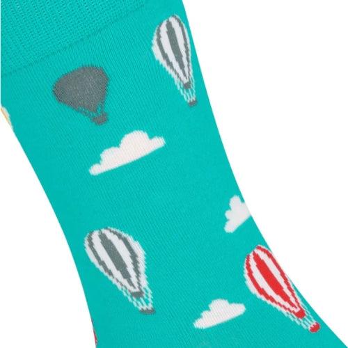 Meias Kylie Crazy Balões aeroestáticos - Rarassocks