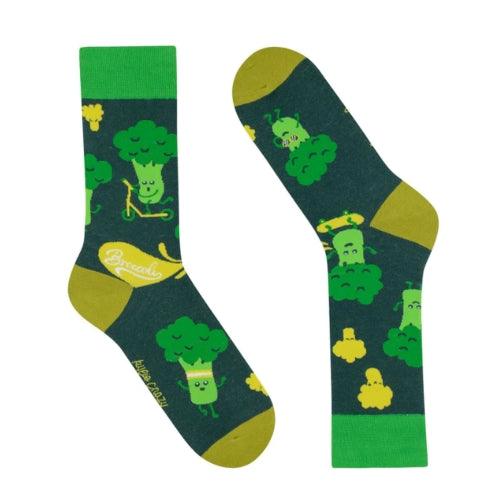 Meias Kylie Crazy Brócolo Skate - Rarassocks