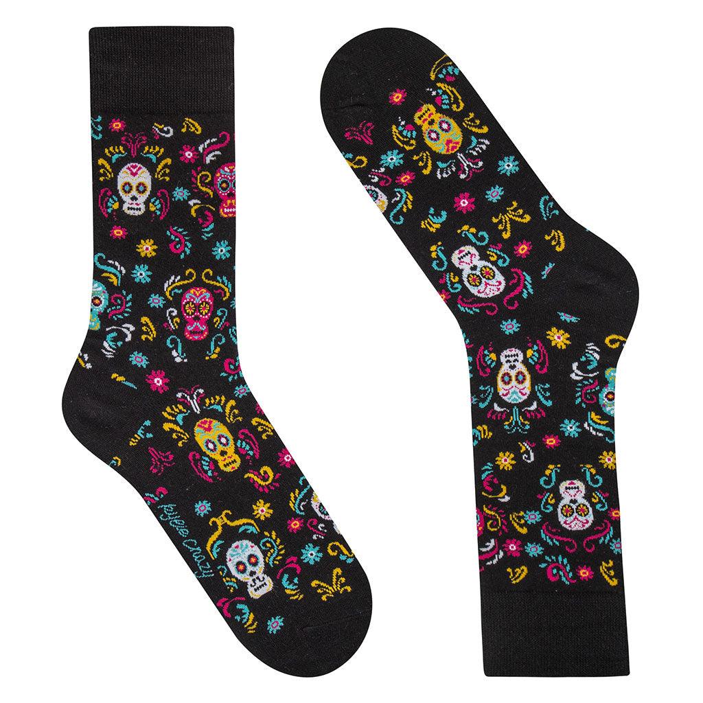 Meias Kylie Crazy Caveira - Rarassocks