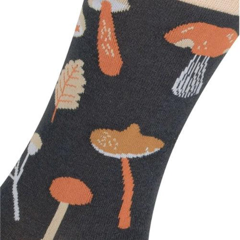 Meias Kylie Crazy cogumelos - Rarassocks