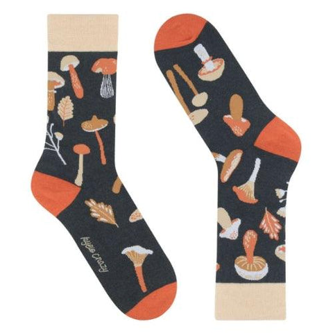 Meias Kylie Crazy cogumelos - Rarassocks